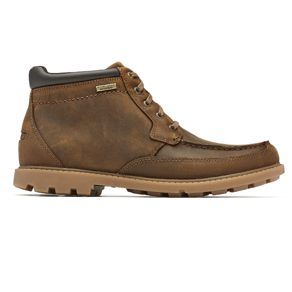 Rockport Mens Patten Waterproof Moc - Boots Brown - XDM013679